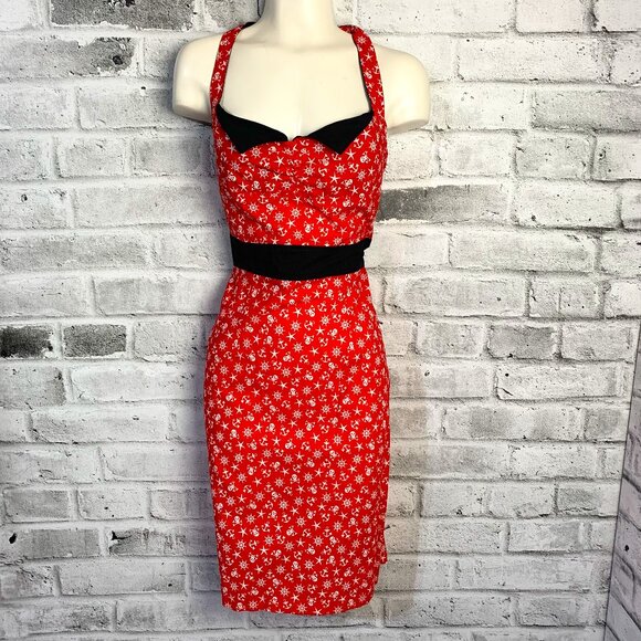 Poison Candy Dresses & Skirts - Poison Candy Babydoll Fitted Retro Halter Dress